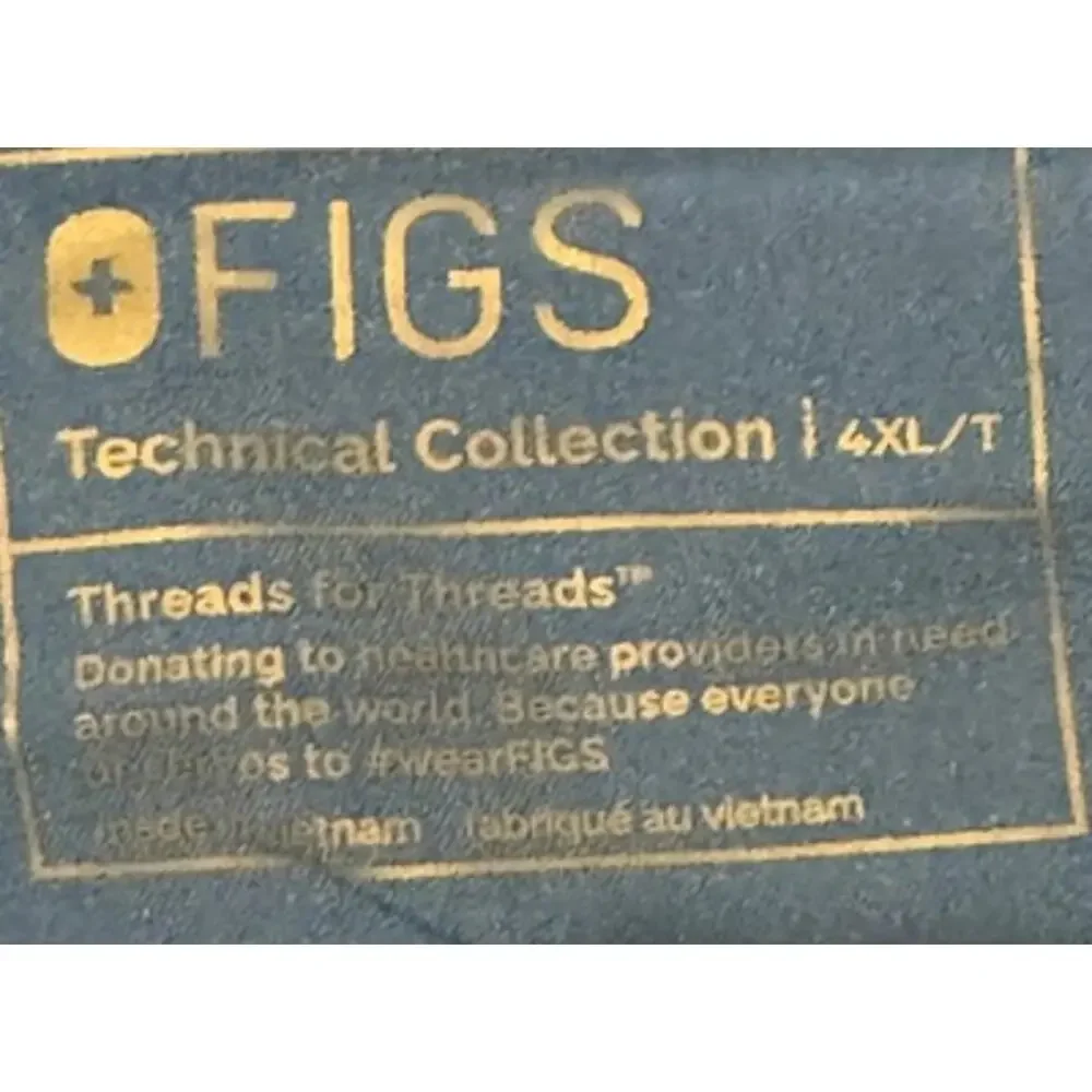 FIGS Mens Tansen Jogger Scrub Pants Blue 4XL/T Technical Collection Medical